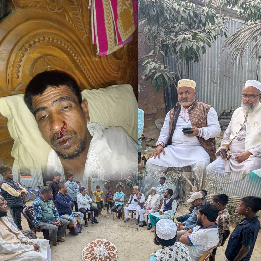 মিঠামইনে জামায়াত নেতার ওপর হামলা: আহত সভাপতিকে দেখতে গিয়ে তীব্র নিন্দা ও সহযোগিতার আশ্বাস