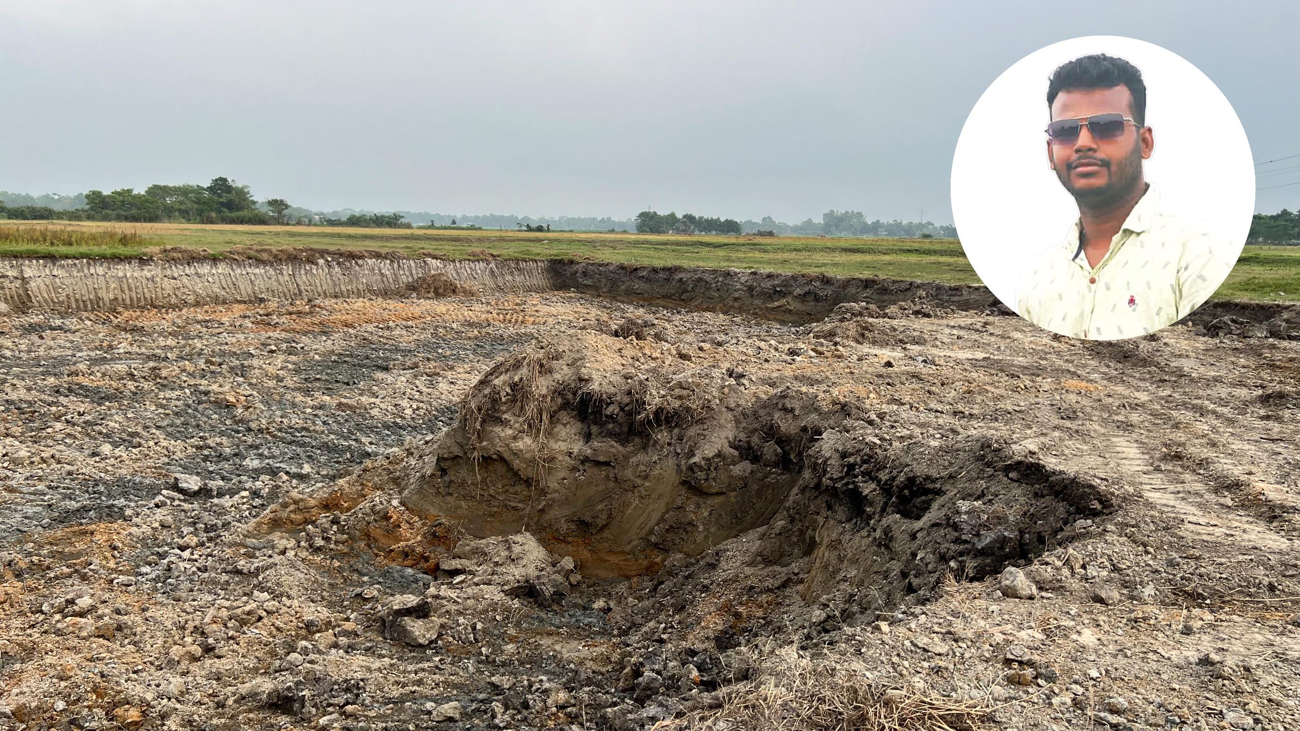মাটিখেকো ইকবালের খপ্পরে পীরকাশিমপুর পশ্চিম বিল
