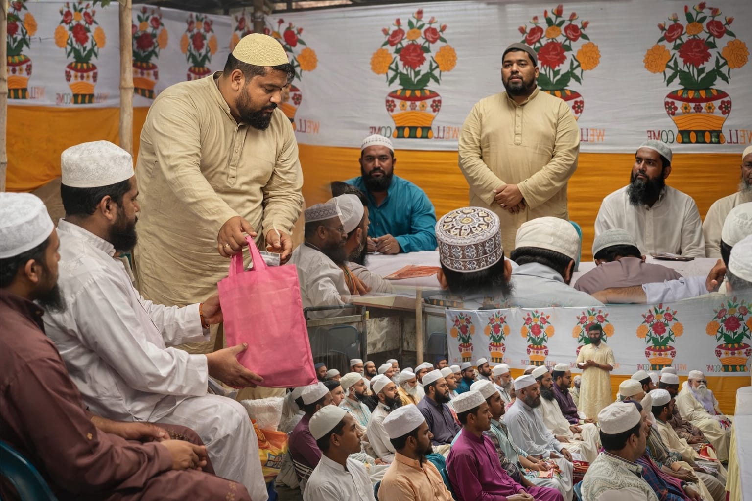 ঈদকে ঘিরে মানবিক উদ্যোগ: নবীপুর পশ্চিম ইউনিয়নে ইমাম-খতিবদের মাঝে ঈদ সামগ্রী বিতরণ