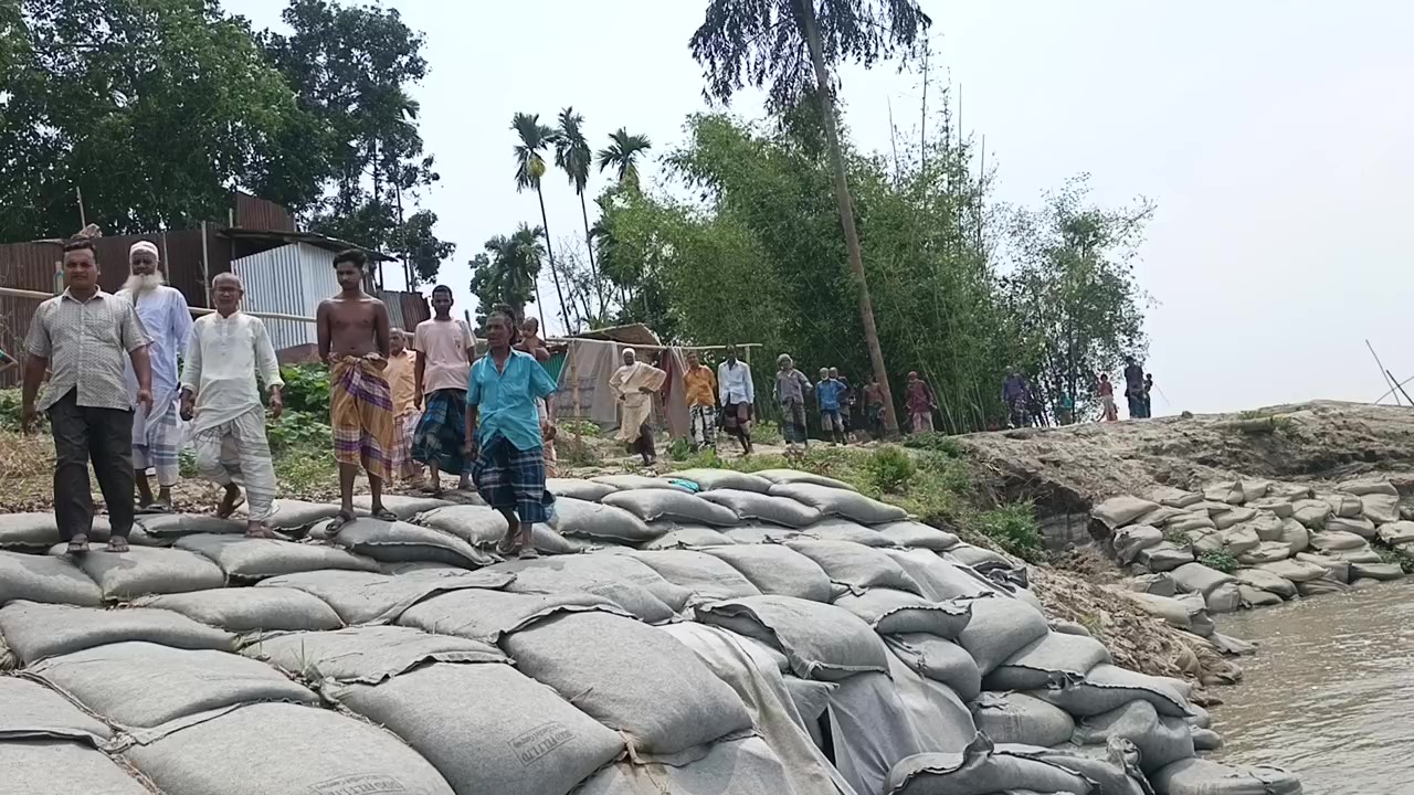 ব্রহ্মপুত্রের ভাঙনে ক্ষতিগ্রস্তদের পাশে এমপি মোস্তাফিজুর রহমান মোস্তাক