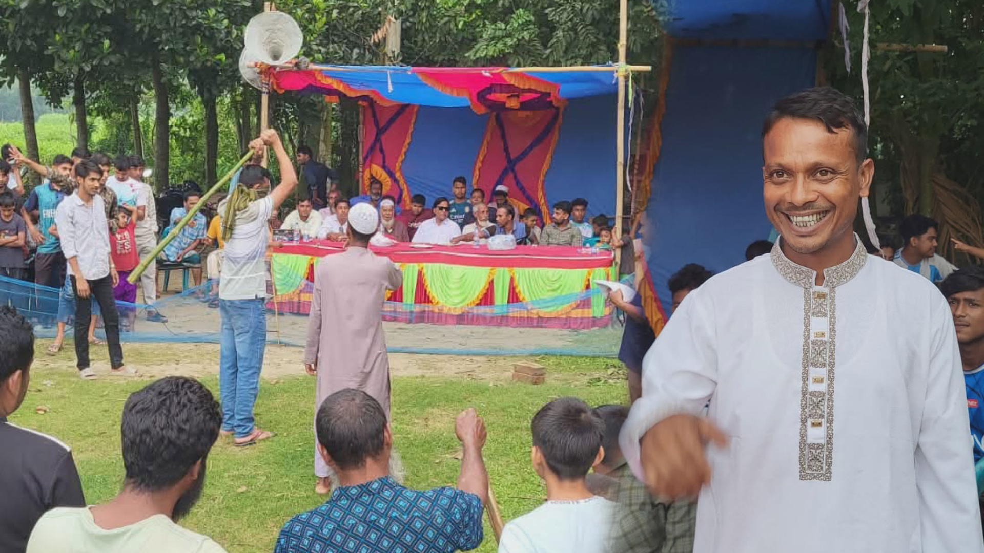 ১নং জাঙ্গালিয়া ইউনিয়নের ৫নং ওয়ার্ড মেম্বার প্রার্থী রাজিব মিয়া এর উদ্যোগে গ্রামীণ খেলাধুলার আয়োজন