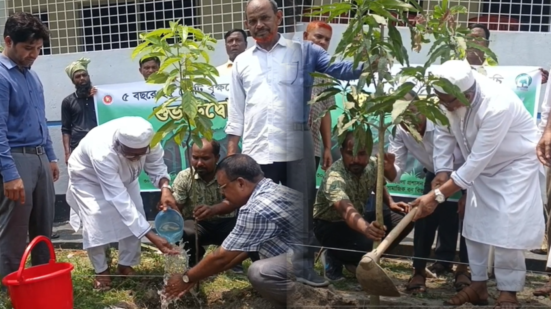 ৫ বছরে ২৫ কোটি বৃক্ষরোপণ কর্মসূচির শুভ উদ্বোধন