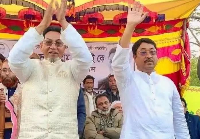 বামনায় আসমাতুন্নেসা পাইলট মাধ্যমিক বালিকা বিদ্যালয়ের এডহক কমিটির নেতৃত্বে আলহাজ্ব রুহুল আমিন