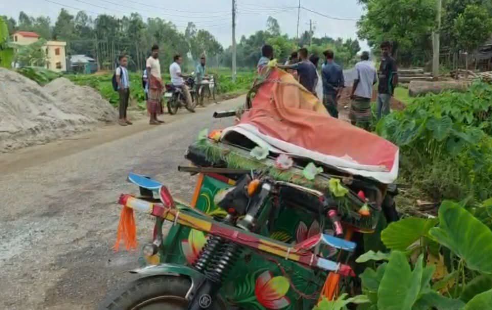 নালিতাবাড়ীতে গভীর রাতে সড়ক দুর্ঘটনা অটোরিকশাচালক-যাত্রী নিহত