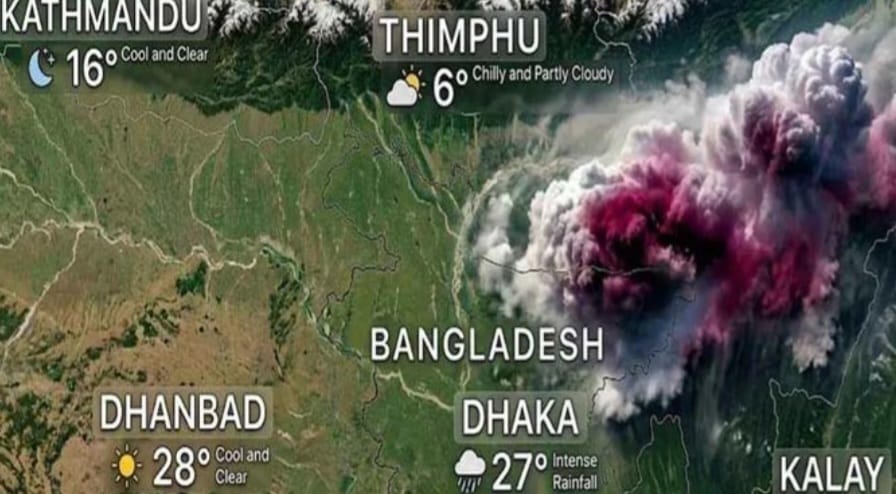 সিলেটের দিকে ধেয়ে আসছে শক্তিশালী বৃষ্টি বলয় ‘ধারা’, এক সপ্তাহ ভারী বর্ষণের শঙ্কা