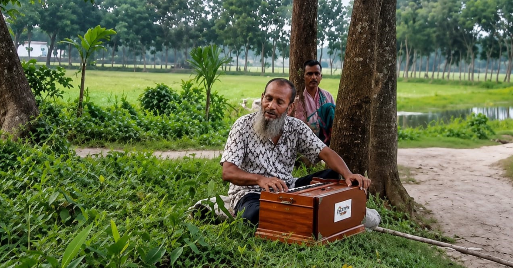 প্রতিবন্ধকতা থামাতে পারেনি ইব্রাহিমকে—লাঠিতে ভর দিয়ে গানই যার বেঁচে থাকার অবলম্বন