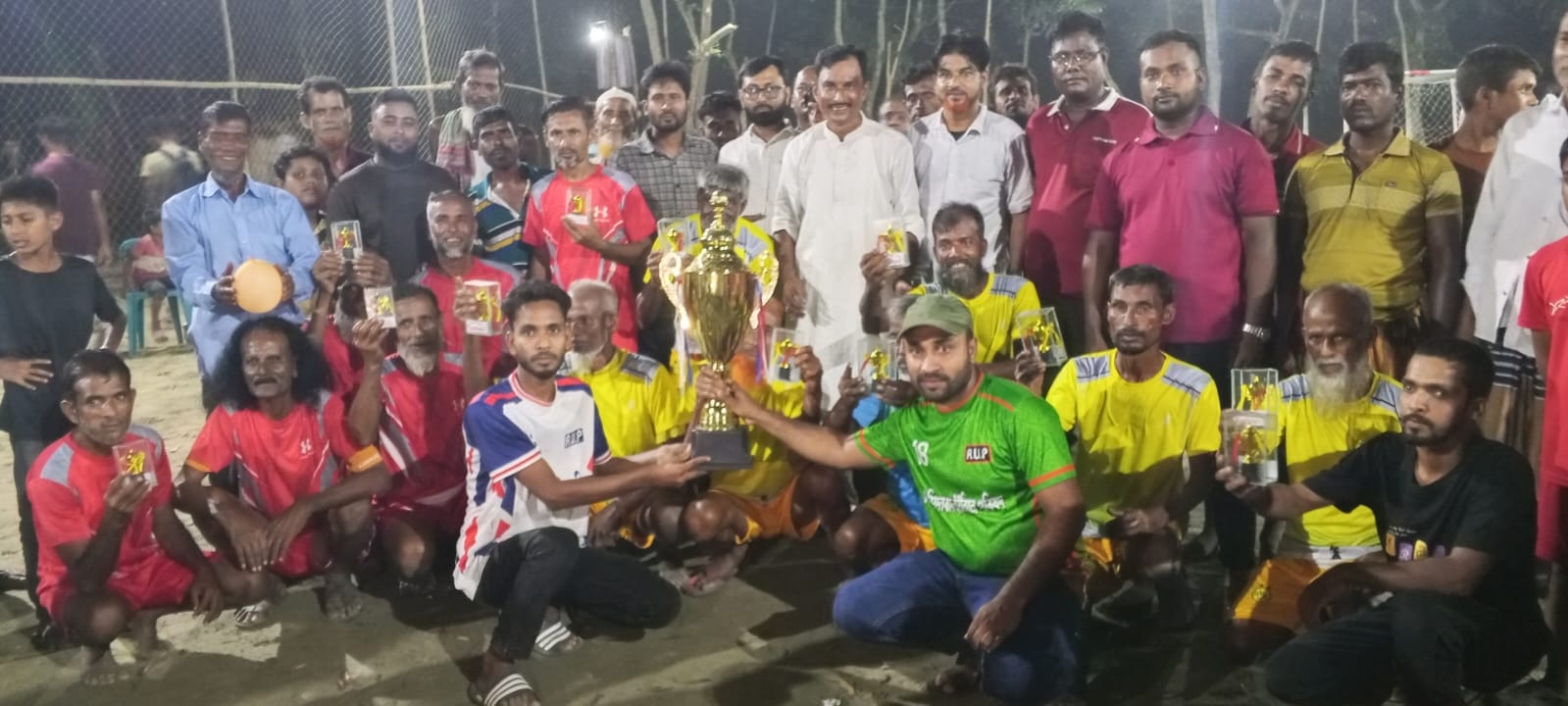 কিশোরগঞ্জে চান মিয়া ফুটবল গ্রাউন্ডের শুভ উদ্বোধন ও প্রীতি ফুটবল ম্যাচ অনুষ্ঠিত